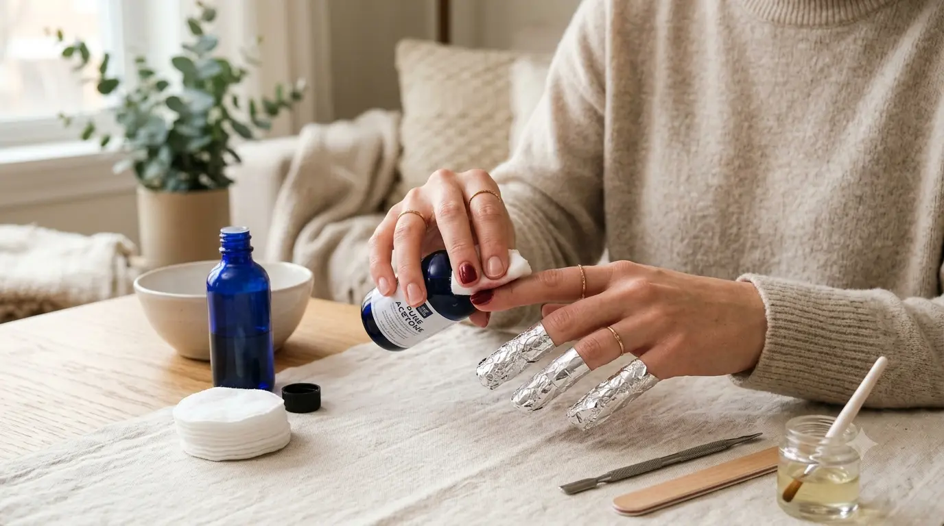 How to Remove Gel Nail Polish at Home Without Peeling It Off