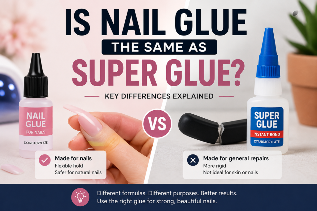 Is Nail Glue the Same as Super Glue? Key Differences